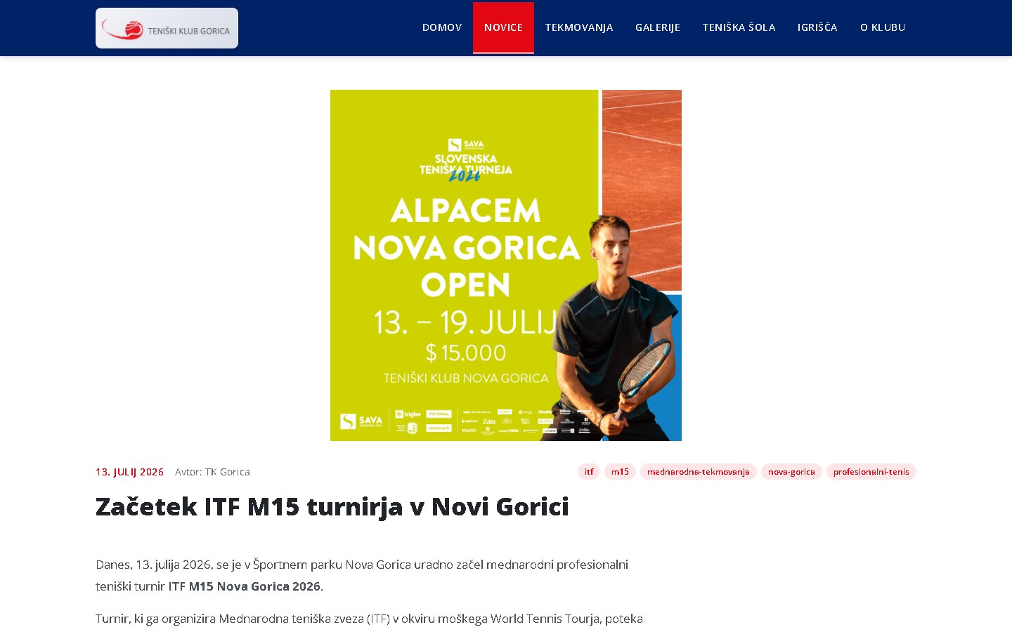 Migrated Markdown-driven news article page on tkgorica.si